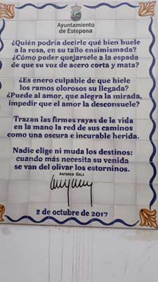 estepona, soneto, antonio gala